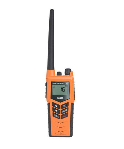 Photo of Cobham SAILOR SP3540 VHF GMDSS ATEX IIC Portable Radio with Emergency Battery and Rechargeable Battery Pack
